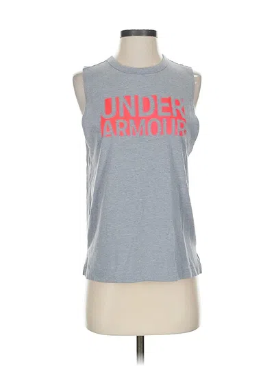 Pre-owned Under Armour Sleeveless T-shirt In Gray