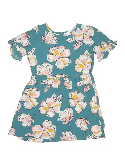 Pre-owned Carter's Kids' Dress In Blue