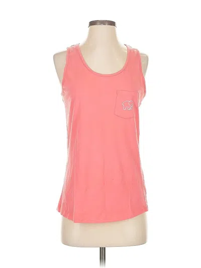 Pre-owned Ivory Ella Tank Top Pink Sweetheart Neckline Tops