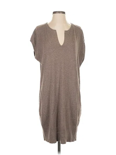Pre-owned Athleta Casual Dress In Gray