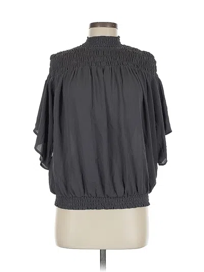Pre-owned Venus 3/4 Sleeve Blouse In Gray