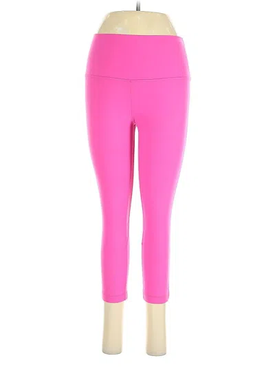 Pre-owned Lululemon Athletica Active Pants In Pink