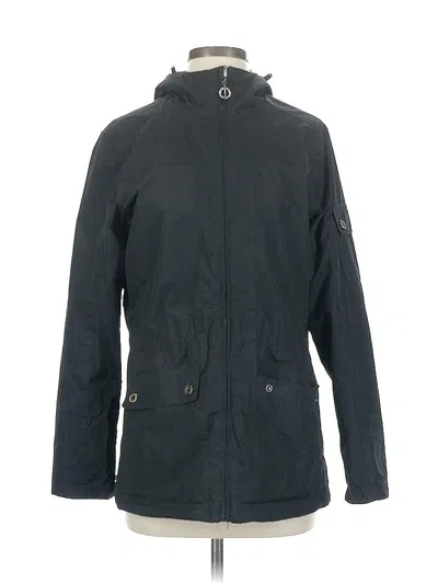 Pre-owned Free Country Raincoat In Black