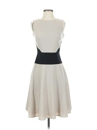 Pre-owned Calvin Klein Casual Dress In Gray