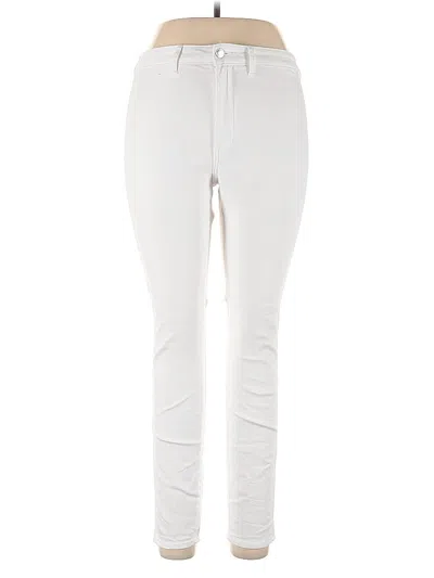 Pre-owned &denim By H&m Jeggings In White