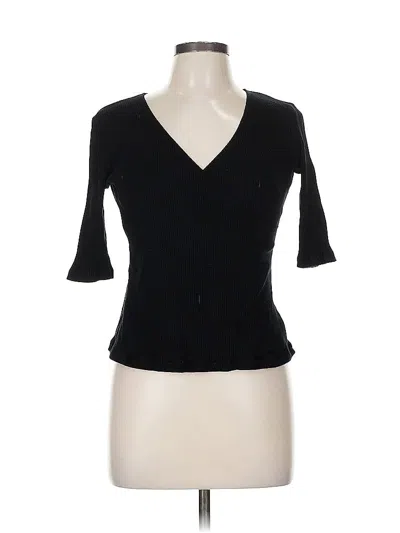 Pre-owned Amour Vert Cardigan Sweater In Black