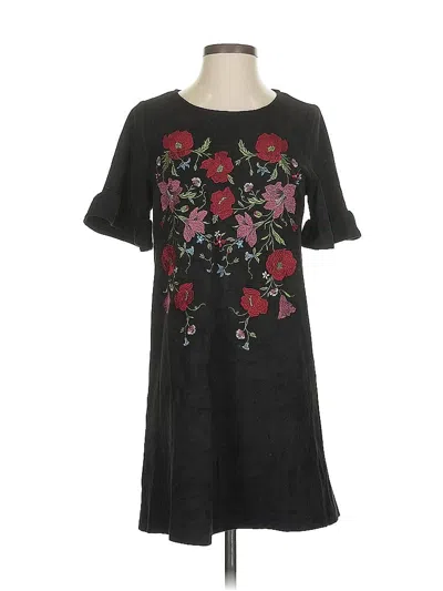 Pre-owned Skies Are Blue Casual Dress In Black