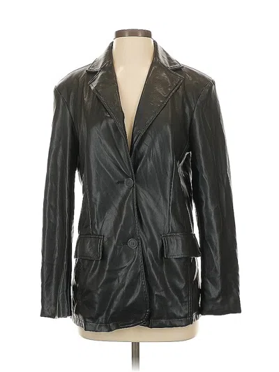 Pre-owned Avec Les Filles Blazer Jacket In Black