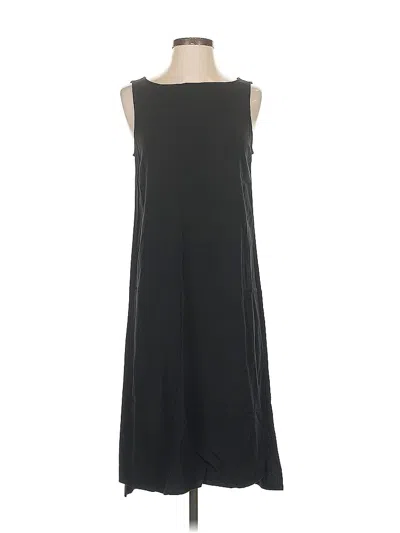 Pre-owned Eileen Fisher Casual Dress In Black