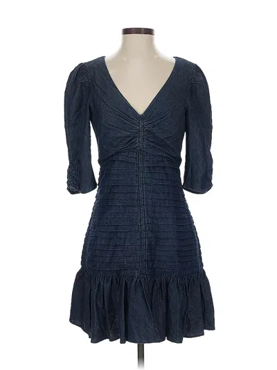 Pre-owned Tanya Taylor Casual Dress In Blue