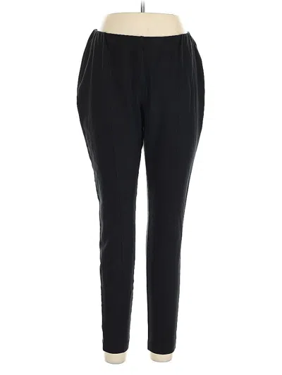 Pre-owned Jjill Track Pants In Black