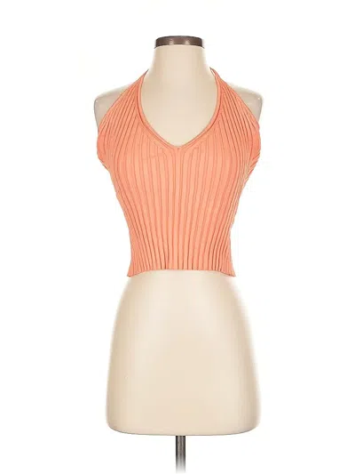 Pre-owned Gauge81 Tank Top Pink Halter Neckline Tops