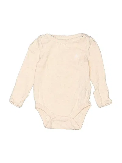 Pre-owned Baby Gap Babies' Long Sleeve Onesie In Pink