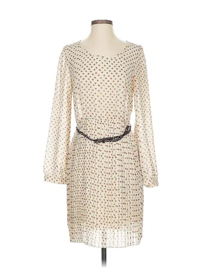 Pre-owned Blu Pepper Cocktail Dress In White