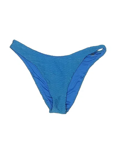 Pre-owned Victoria's Secret Swimsuit Bottoms In Blue