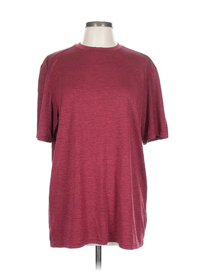 Pre-owned Bcg Short Sleeve T-shirt In Burgundy