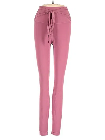 Pre-owned Lululemon Athletica Casual Pants In Pink