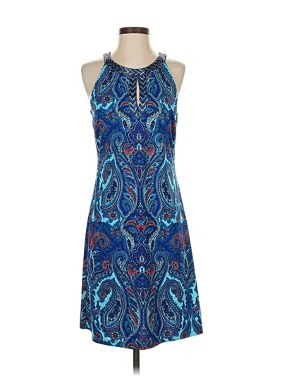 Pre-owned Inc International Concepts Cocktail Dress In Blue