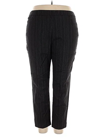 Pre-owned Alfred Dunner Casual Pants In Black