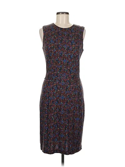 Pre-owned Erdem Cocktail Dress In Brown
