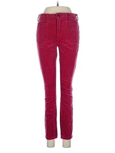Pre-owned Pilcro By Anthropologie Casual Pants In Burgundy