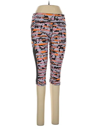 Pre-owned Lululemon Athletica Leggings In Gold