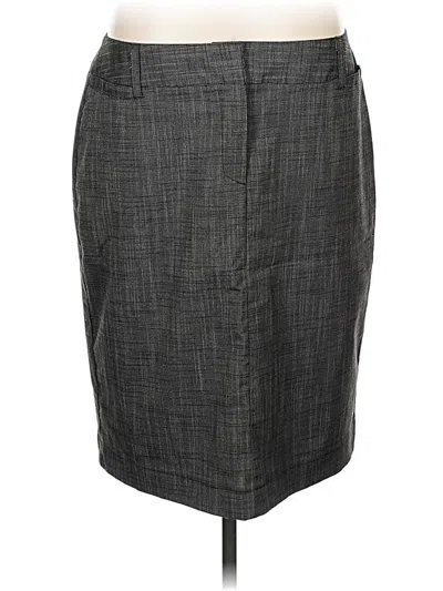 Pre-owned Robert Louis Formal Skirt In Gray