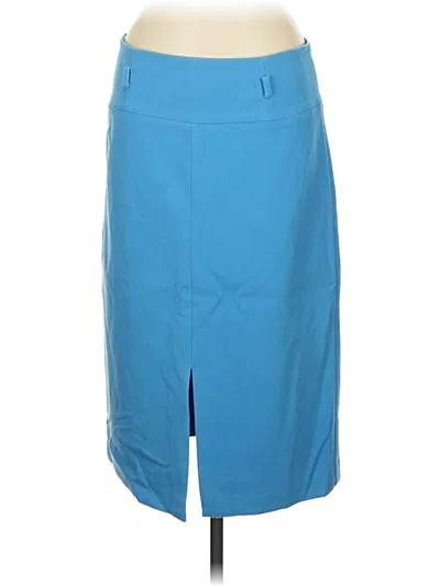 Pre-owned Ann Taylor Casual Skirt In Blue