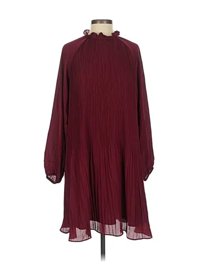 Pre-owned Prettygarden Casual Dress In Burgundy