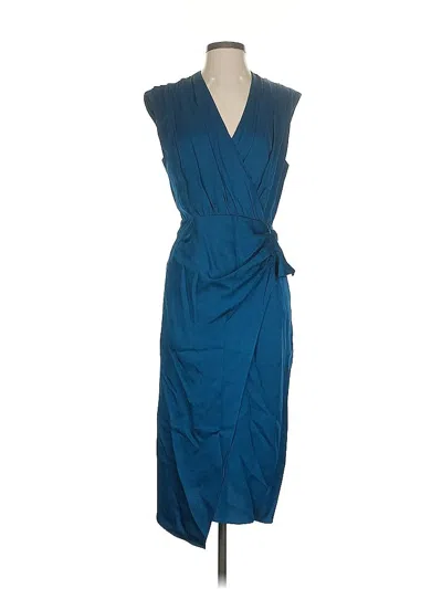 Pre-owned Veronica Beard Cocktail Dress In Blue