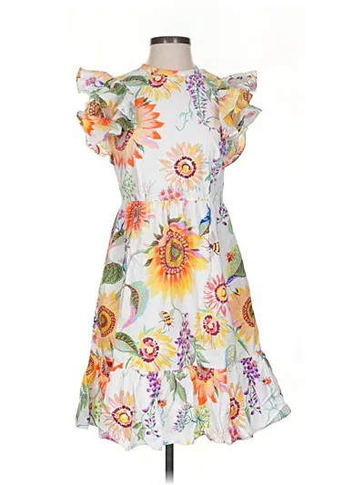 Pre-owned Banjanan Cocktail Dress In White