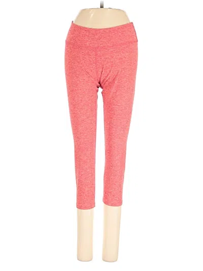 Pre-owned Beyond Yoga Active Pants In Red