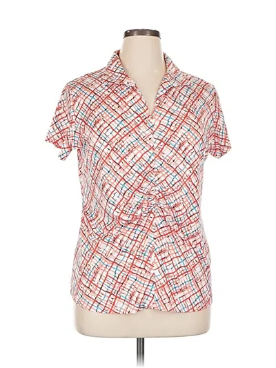 Sport Haley Short Sleeve Blouse In Blue