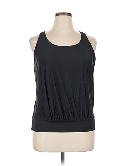 Pre-owned Meet.curve Sleeveless Top Black Halter Neckline Tops