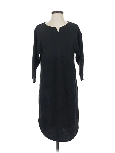 Pre-owned Uniqlo Casual Dress In Black