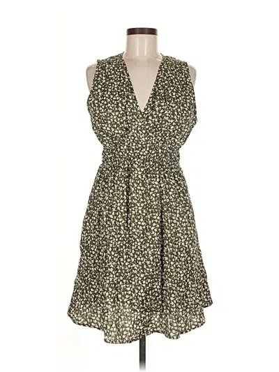 Pre-owned Gap Casual Dress In Green