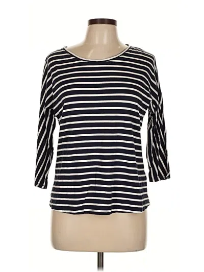 Pre-owned Boden 3/4 Sleeve T-shirt In Blue