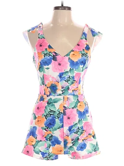 Fashion Nova Romper In Multi