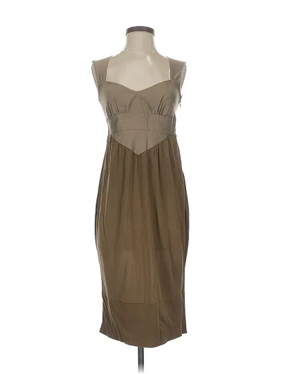 Pre-owned Weekend Max Mara Cocktail Dress In Brown