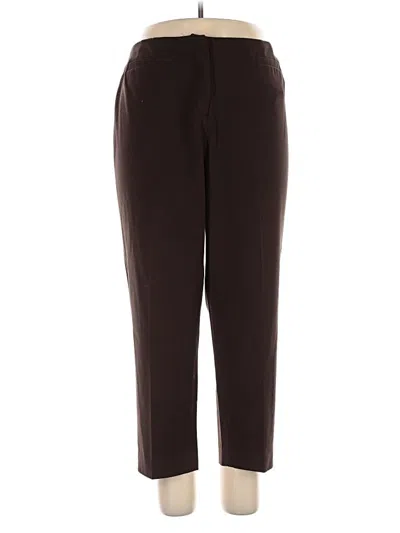 Pre-owned Talbots Dress Pants In Brown