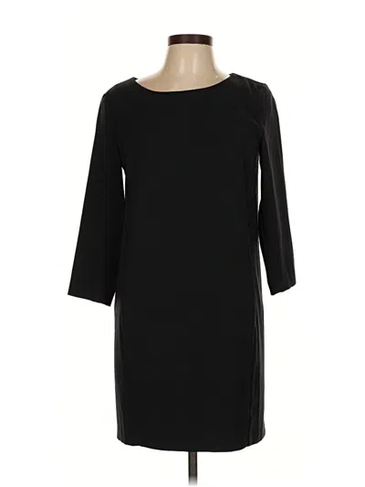 Pre-owned Lands' End Casual Dress In Black