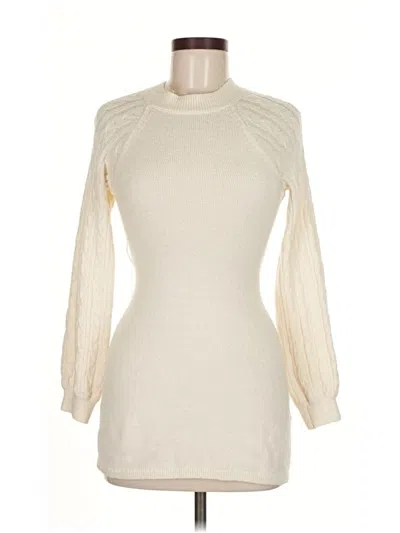 Pre-owned Abercrombie Casual Dress In White