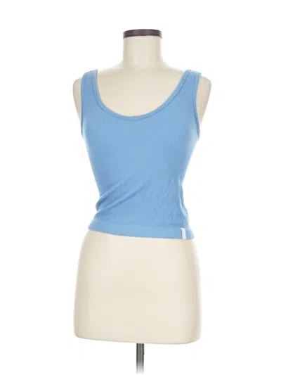 Pre-owned Only Tank Top Blue Strapless Neckline Tops