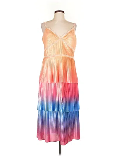 Marchesa Notte Cocktail Dress In Multi