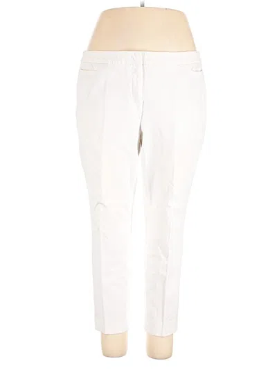 Pre-owned Talbots Casual Pants In White