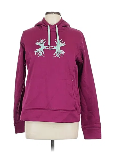 Pre-owned Under Armour Pullover Hoodie In Purple