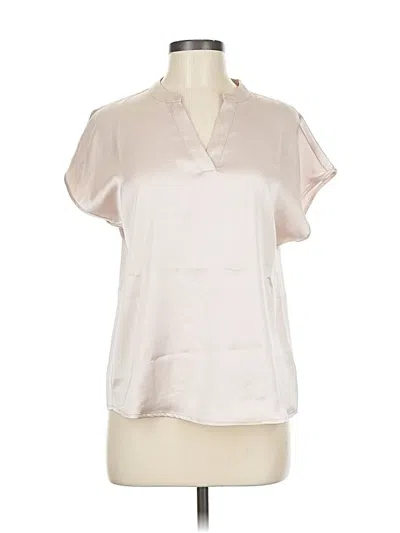 Pre-owned Nicole Miller Short Sleeve T-shirt In White