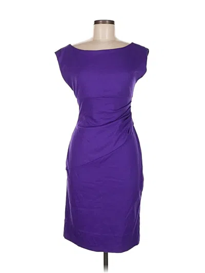 Pre-owned Diane Von Furstenberg Cocktail Dress In Purple