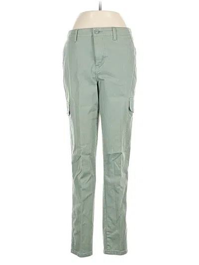 Pre-owned Lands' End Cargo Pants In Green