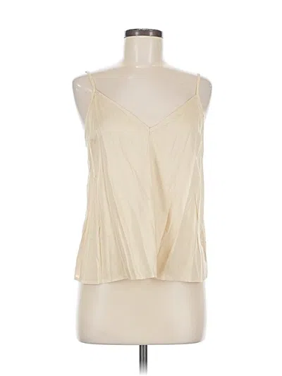 Pre-owned Velvet By Graham & Spencer Sleeveless Blouse In White